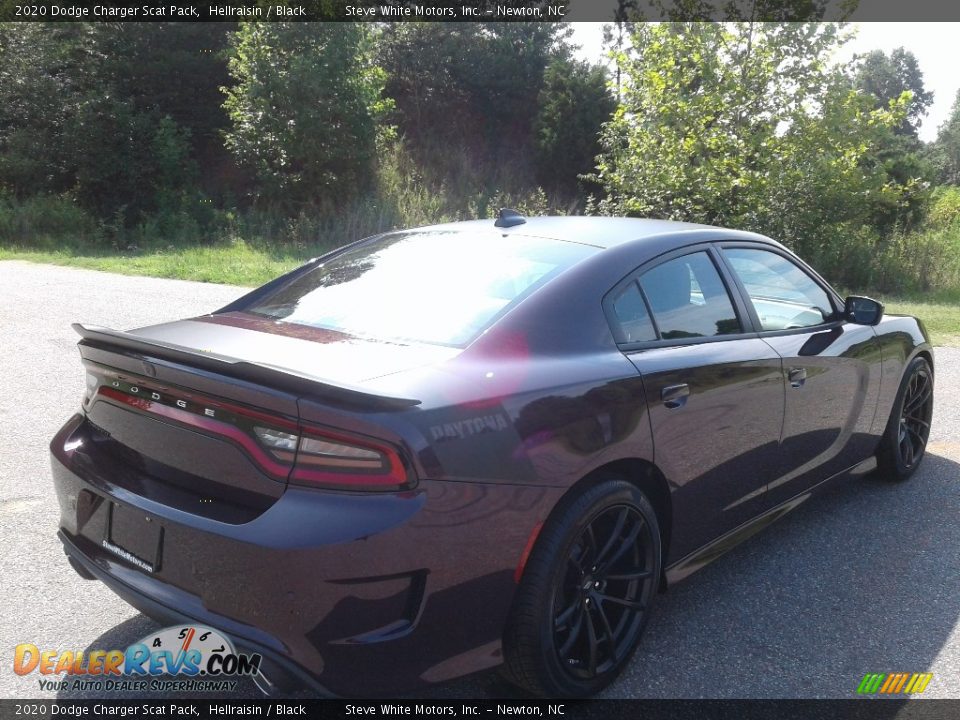 2020 Dodge Charger Scat Pack Hellraisin / Black Photo #6