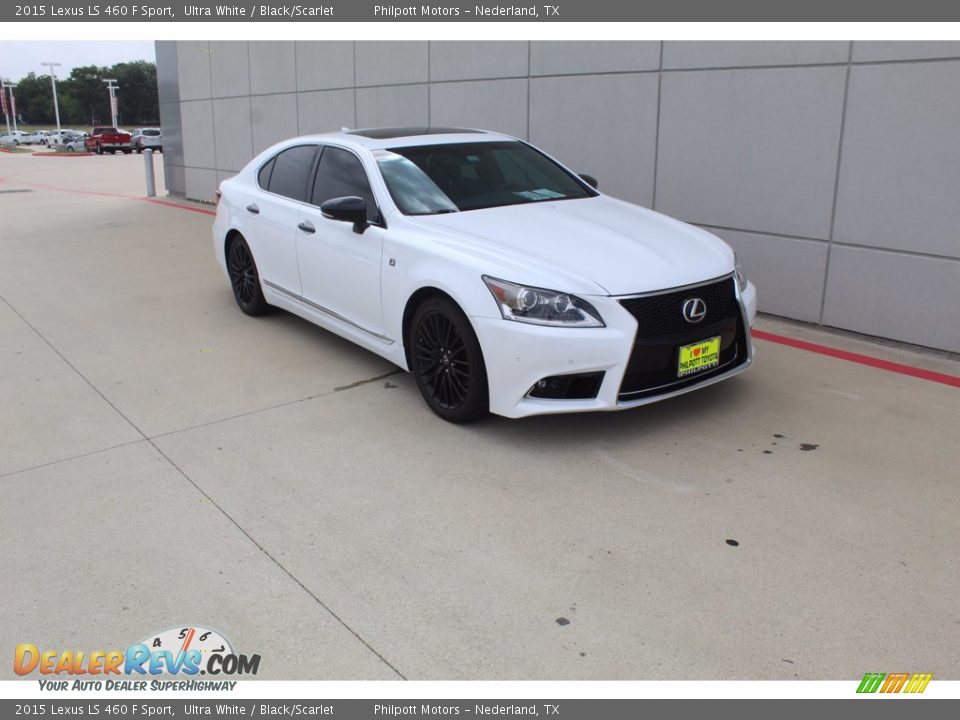 Front 3/4 View of 2015 Lexus LS 460 F Sport Photo #2