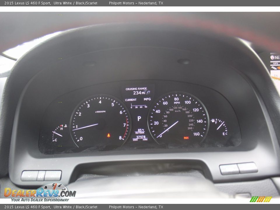 2015 Lexus LS 460 F Sport Gauges Photo #13