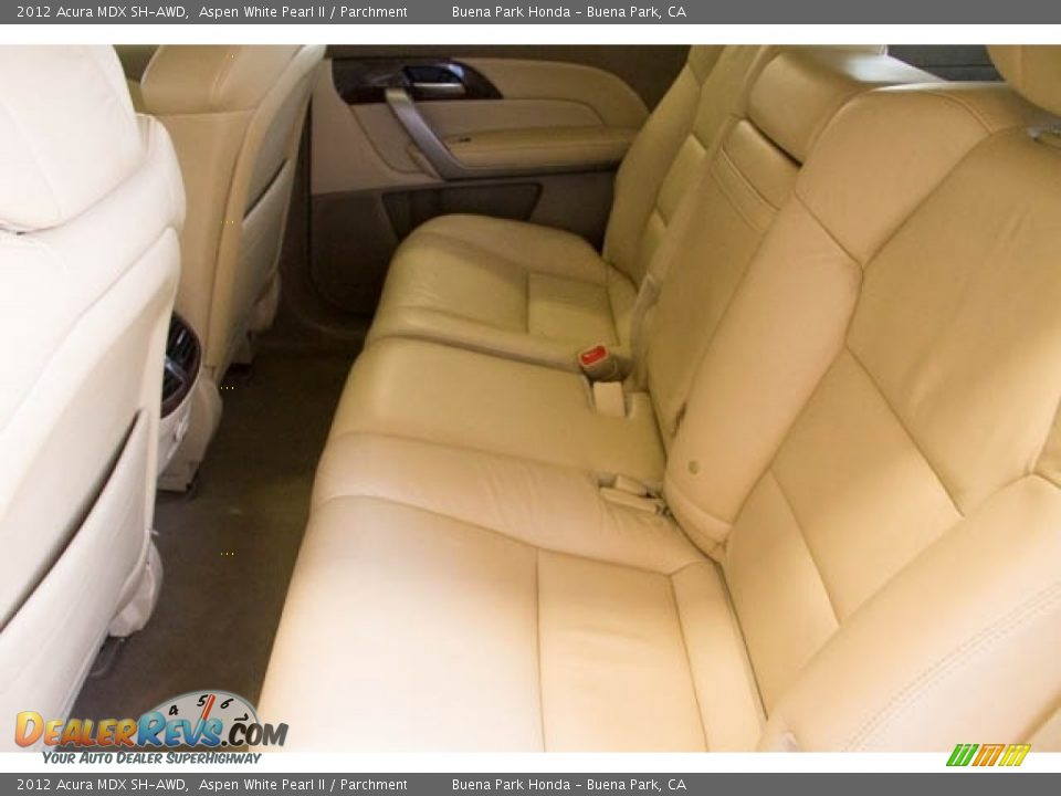 2012 Acura MDX SH-AWD Aspen White Pearl II / Parchment Photo #4