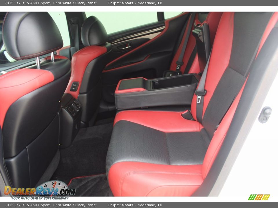 Rear Seat of 2015 Lexus LS 460 F Sport Photo #20