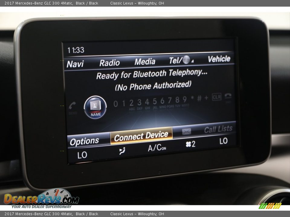 2017 Mercedes-Benz GLC 300 4Matic Black / Black Photo #18