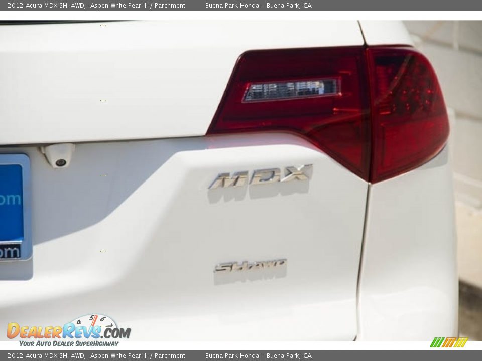 2012 Acura MDX SH-AWD Aspen White Pearl II / Parchment Photo #11