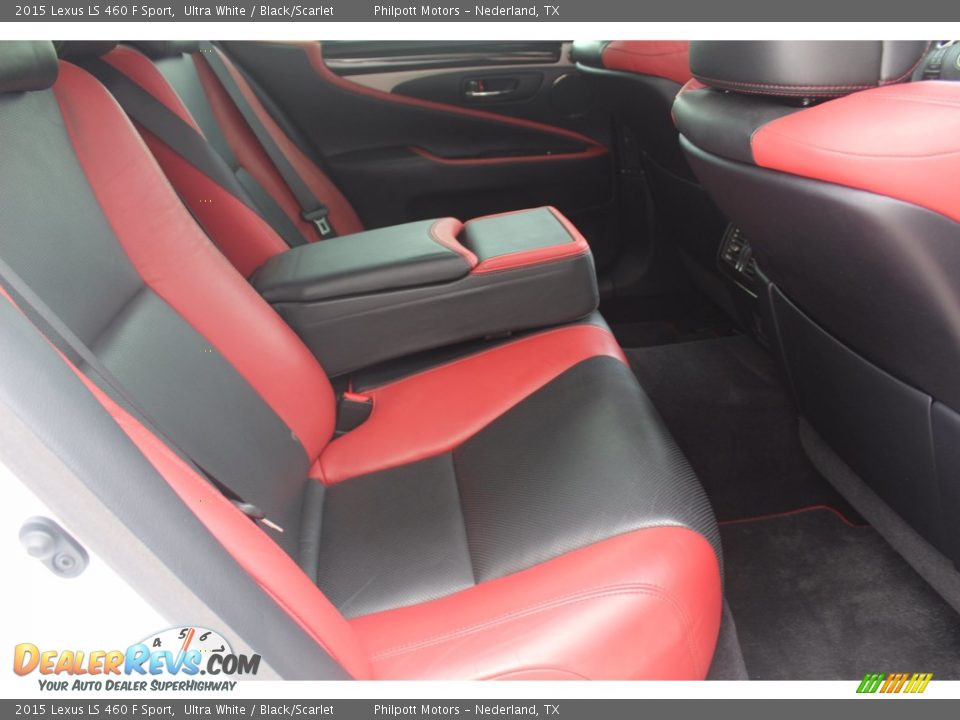 Rear Seat of 2015 Lexus LS 460 F Sport Photo #26