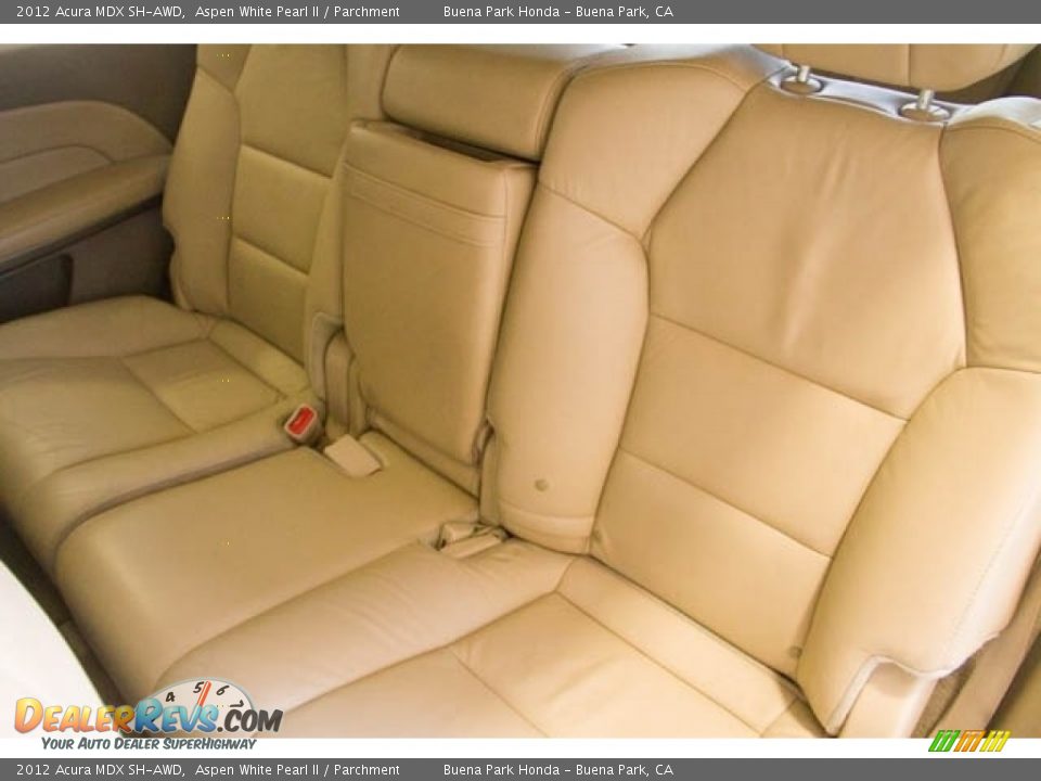 2012 Acura MDX SH-AWD Aspen White Pearl II / Parchment Photo #17