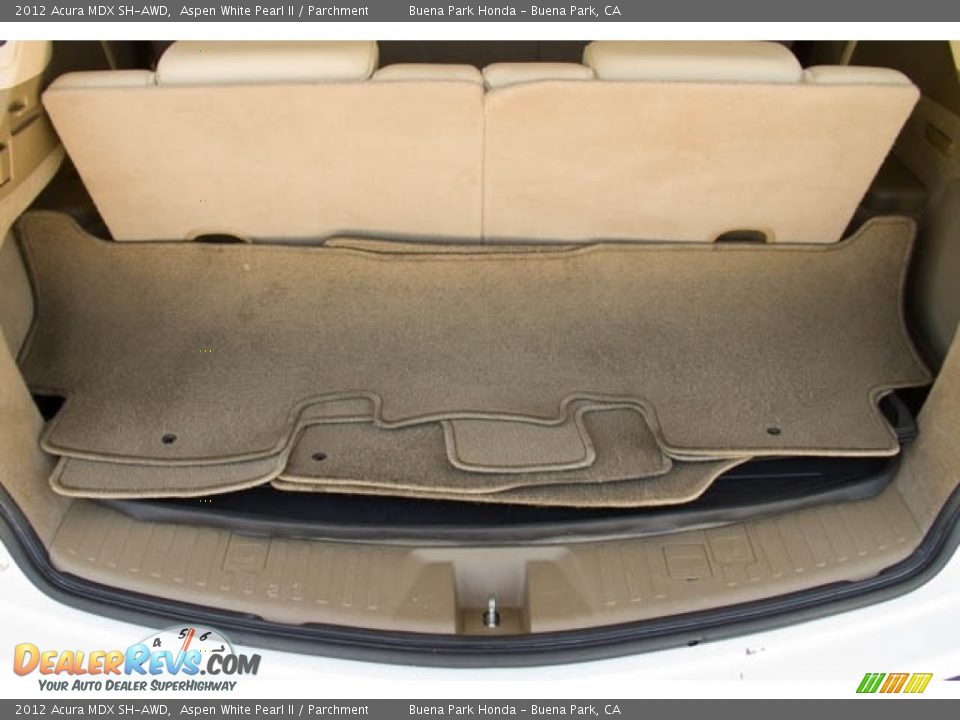 2012 Acura MDX SH-AWD Aspen White Pearl II / Parchment Photo #18