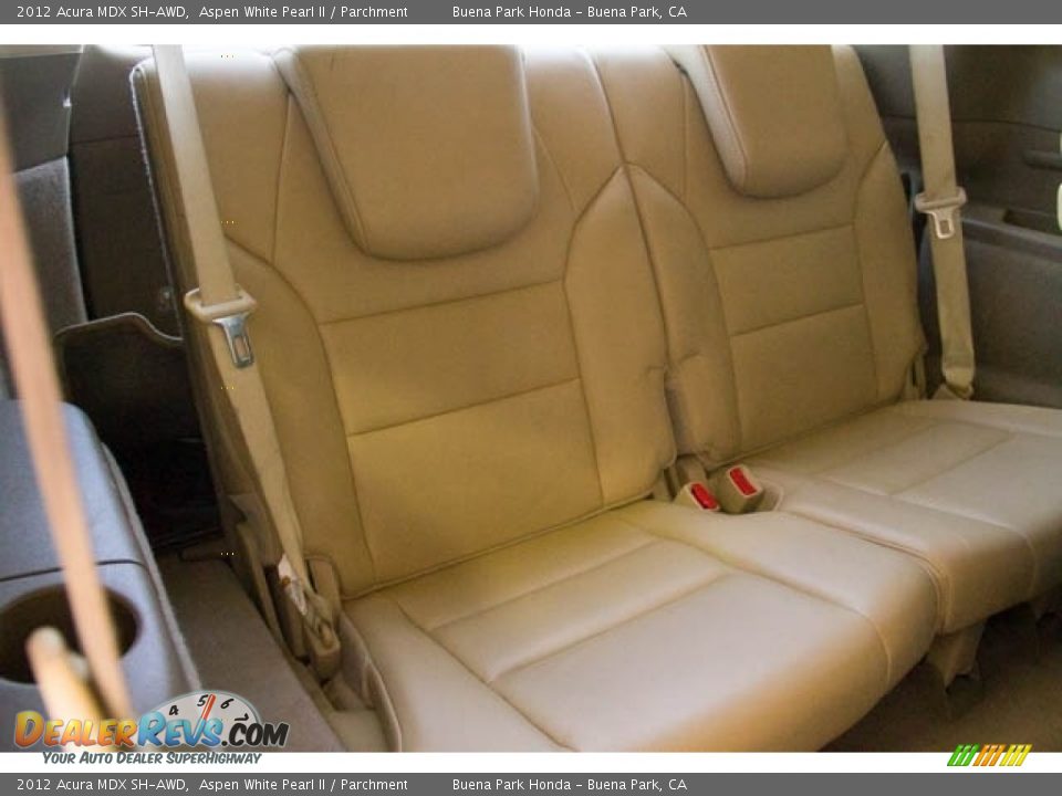 2012 Acura MDX SH-AWD Aspen White Pearl II / Parchment Photo #19
