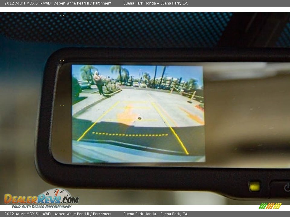 2012 Acura MDX SH-AWD Aspen White Pearl II / Parchment Photo #25