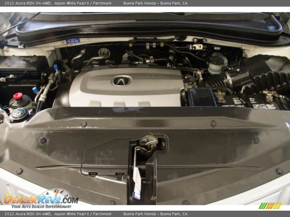 2012 Acura MDX SH-AWD Aspen White Pearl II / Parchment Photo #31