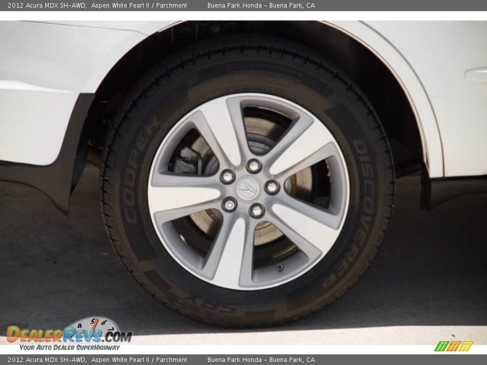 2012 Acura MDX SH-AWD Aspen White Pearl II / Parchment Photo #32
