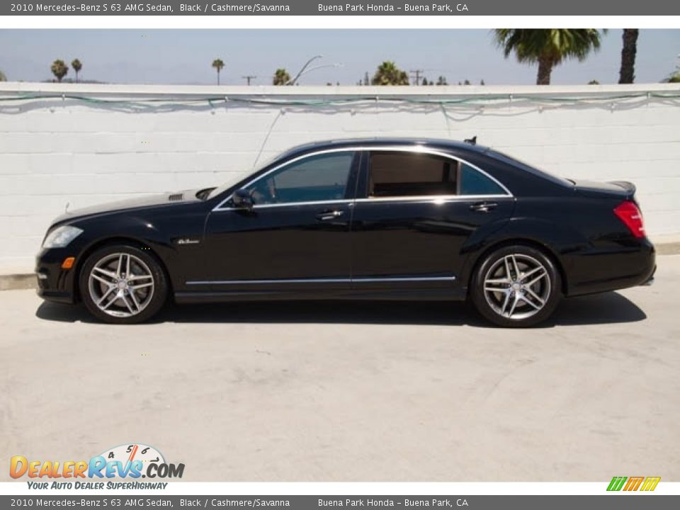 2010 Mercedes-Benz S 63 AMG Sedan Black / Cashmere/Savanna Photo #8