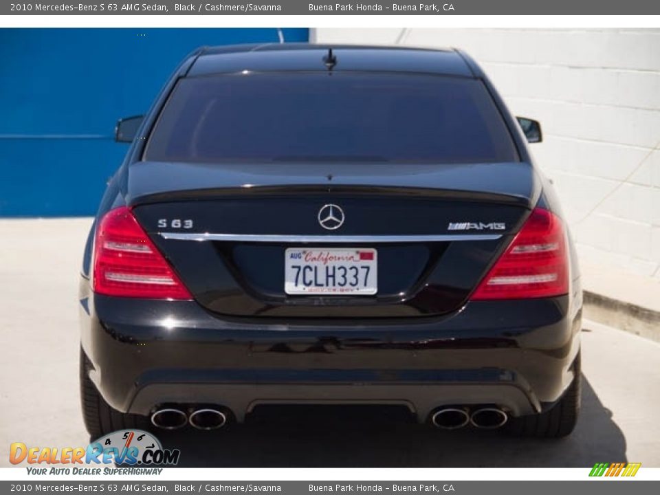 2010 Mercedes-Benz S 63 AMG Sedan Black / Cashmere/Savanna Photo #9