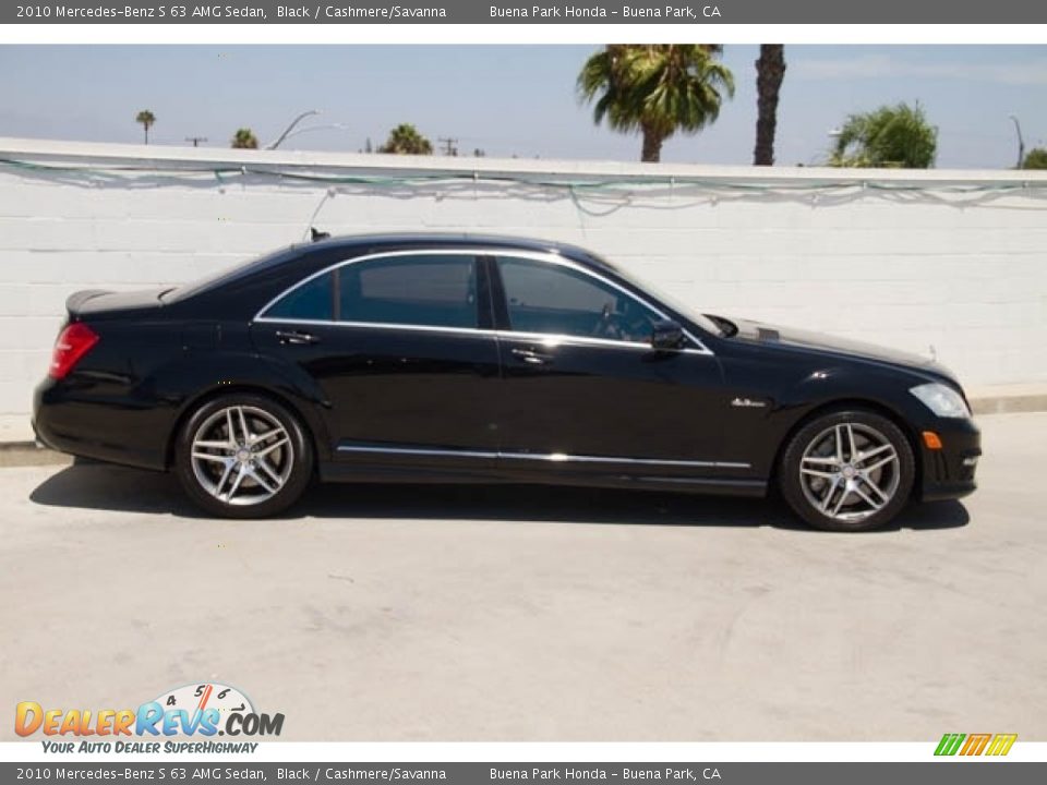 2010 Mercedes-Benz S 63 AMG Sedan Black / Cashmere/Savanna Photo #12