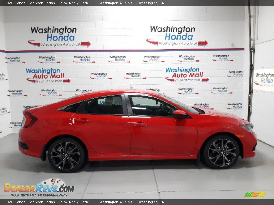 2020 Honda Civic Sport Sedan Rallye Red / Black Photo #1