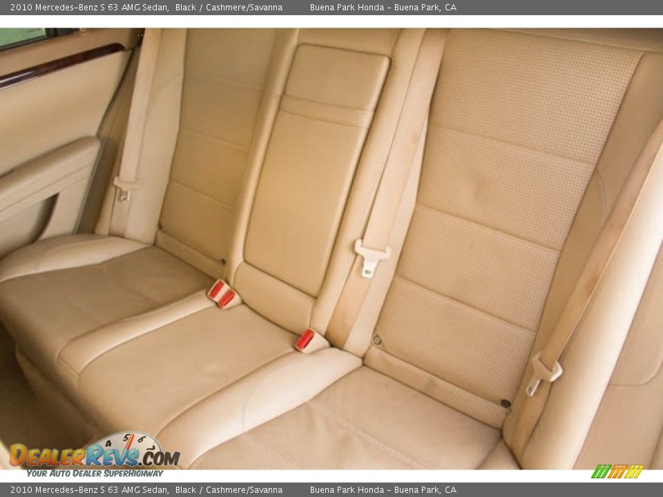 2010 Mercedes-Benz S 63 AMG Sedan Black / Cashmere/Savanna Photo #19