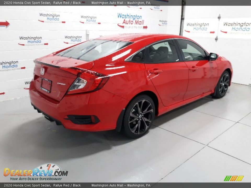 2020 Honda Civic Sport Sedan Rallye Red / Black Photo #3