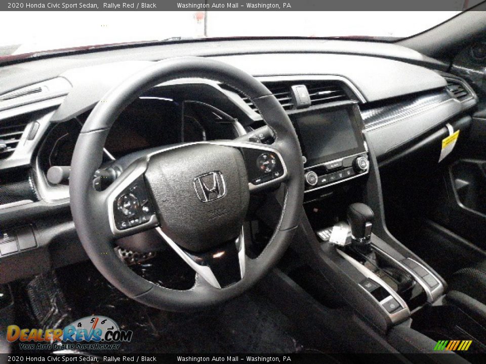 2020 Honda Civic Sport Sedan Rallye Red / Black Photo #4