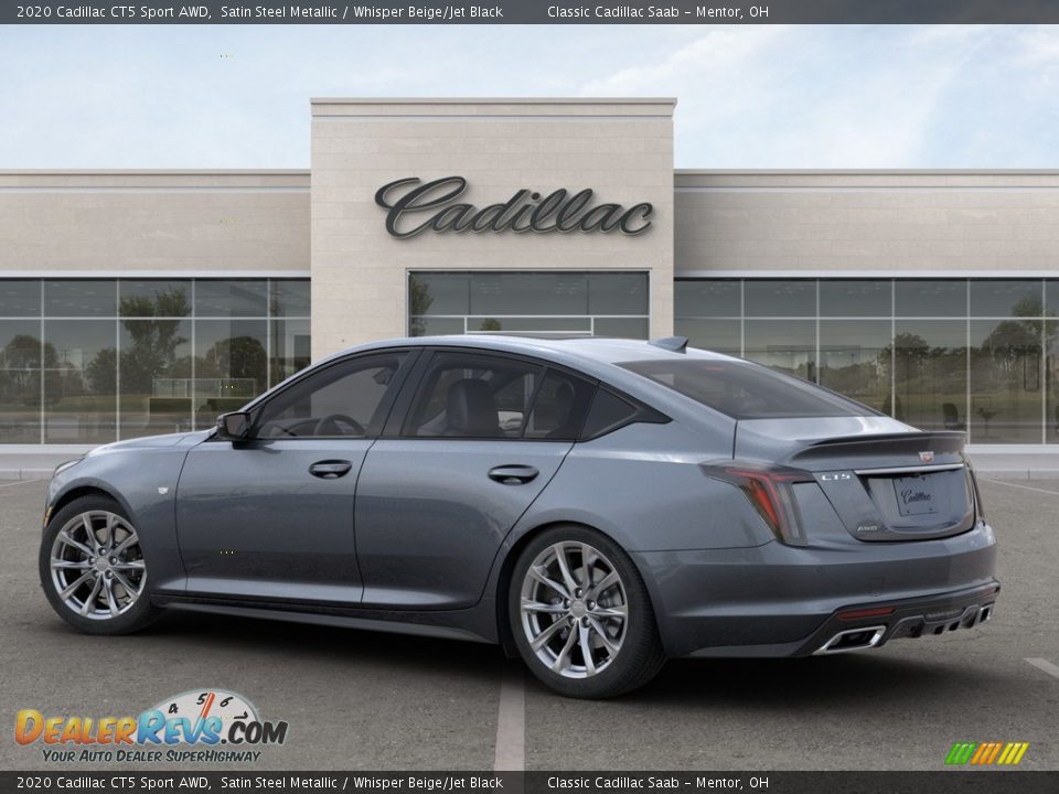 2020 Cadillac CT5 Sport AWD Satin Steel Metallic / Whisper Beige/Jet Black Photo #3