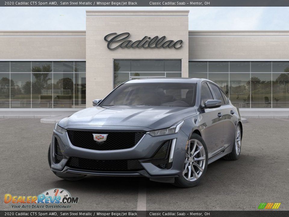 2020 Cadillac CT5 Sport AWD Satin Steel Metallic / Whisper Beige/Jet Black Photo #6