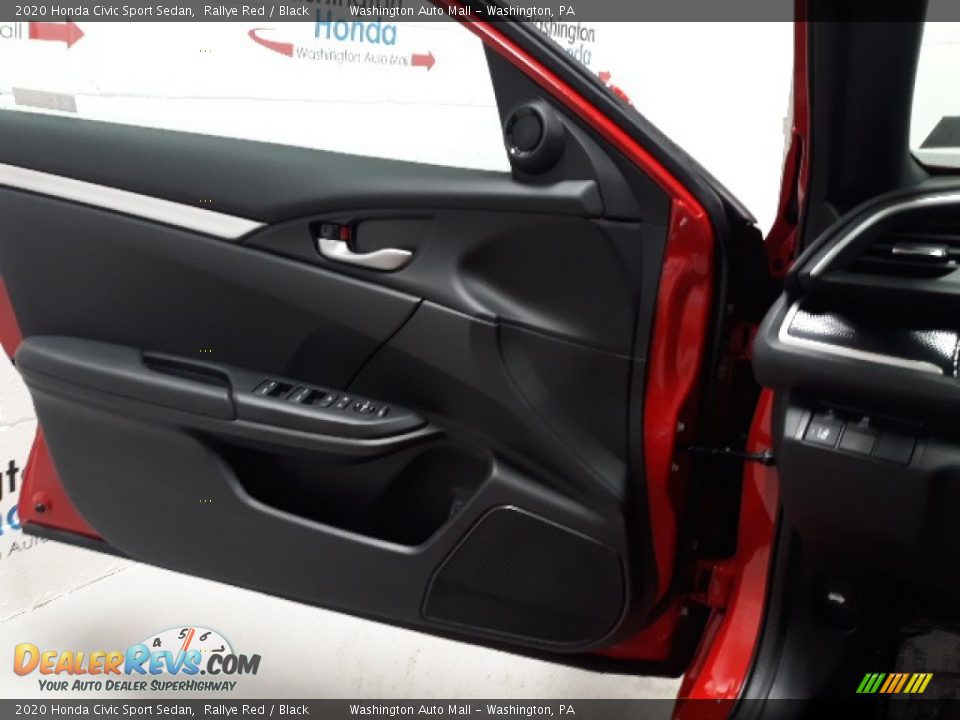 2020 Honda Civic Sport Sedan Rallye Red / Black Photo #8