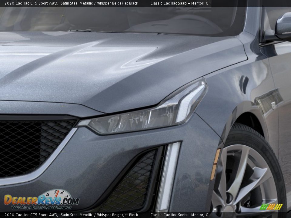 2020 Cadillac CT5 Sport AWD Satin Steel Metallic / Whisper Beige/Jet Black Photo #8