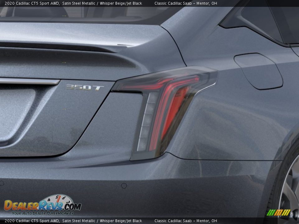 2020 Cadillac CT5 Sport AWD Satin Steel Metallic / Whisper Beige/Jet Black Photo #9