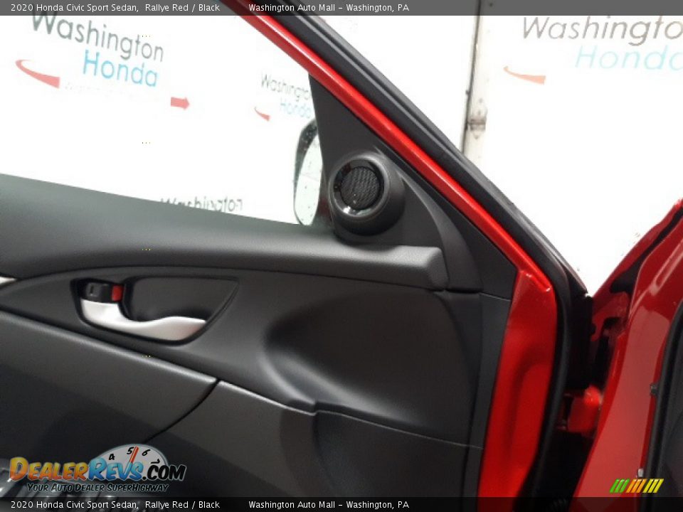 2020 Honda Civic Sport Sedan Rallye Red / Black Photo #11
