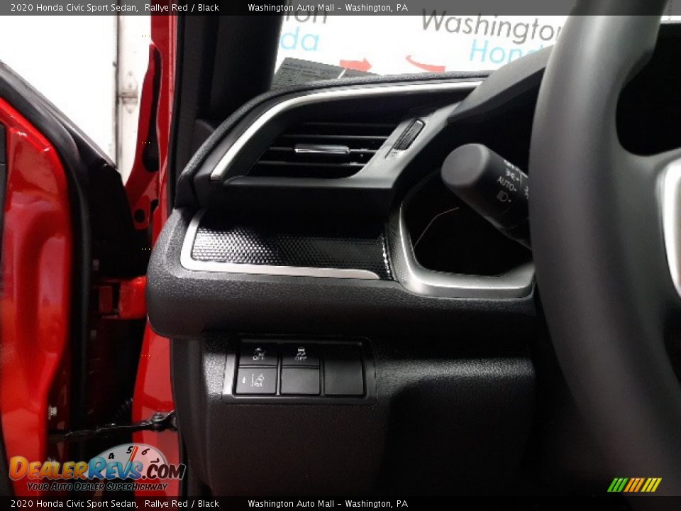 2020 Honda Civic Sport Sedan Rallye Red / Black Photo #12