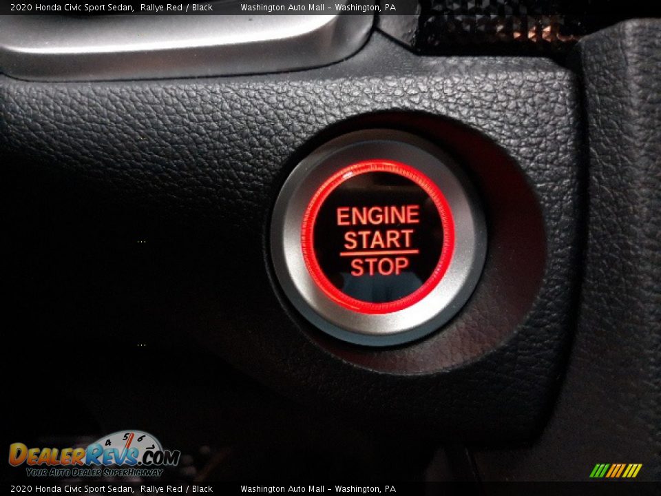 2020 Honda Civic Sport Sedan Rallye Red / Black Photo #13