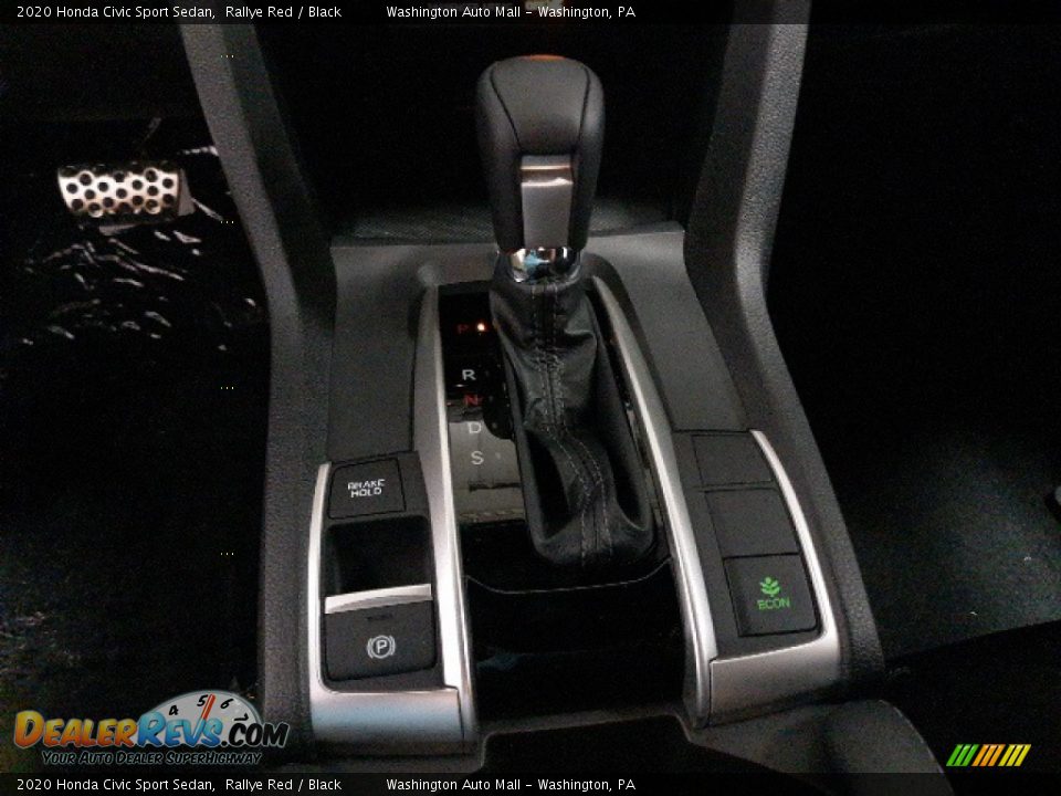 2020 Honda Civic Sport Sedan Rallye Red / Black Photo #16