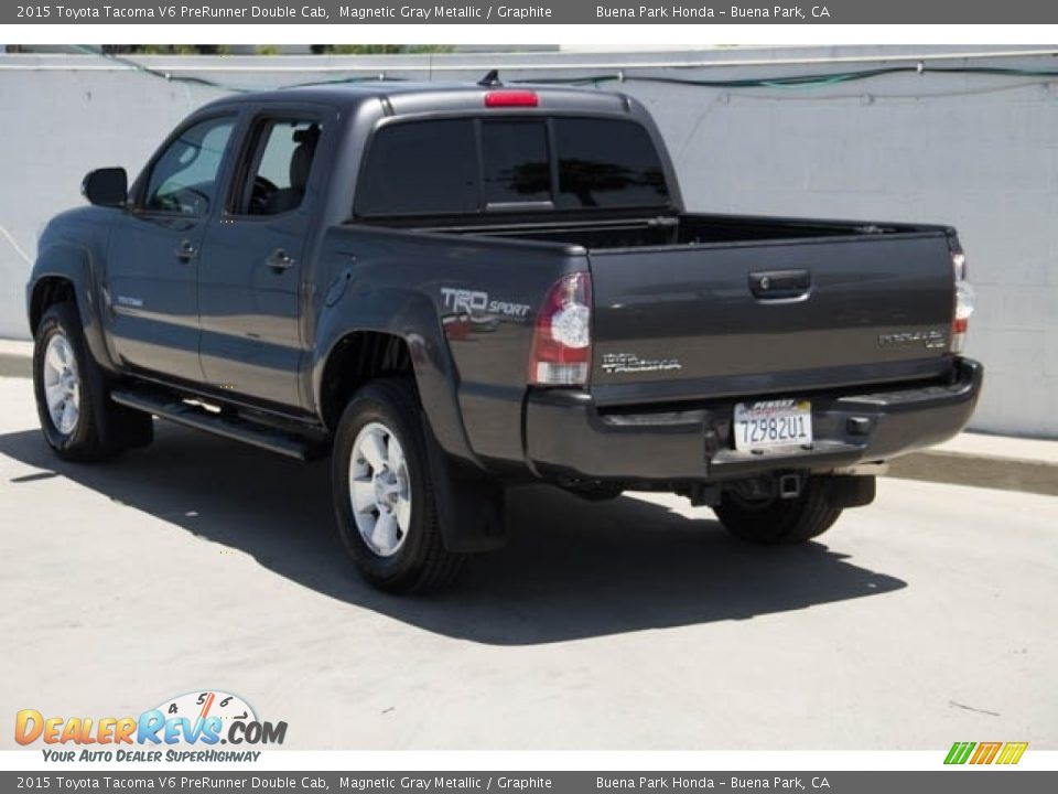 2015 Toyota Tacoma V6 PreRunner Double Cab Magnetic Gray Metallic / Graphite Photo #2