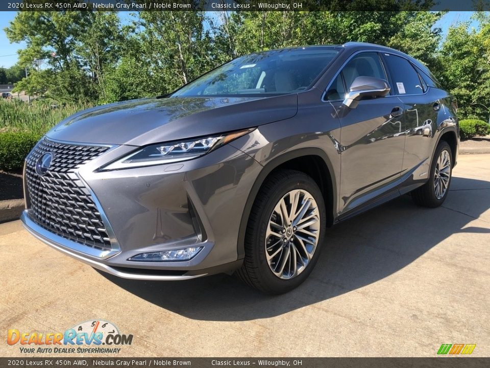 Front 3/4 View of 2020 Lexus RX 450h AWD Photo #1