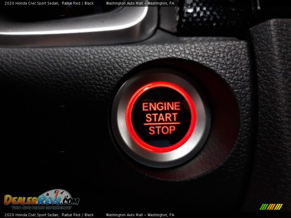 2020 Honda Civic Sport Sedan Rallye Red / Black Photo #22