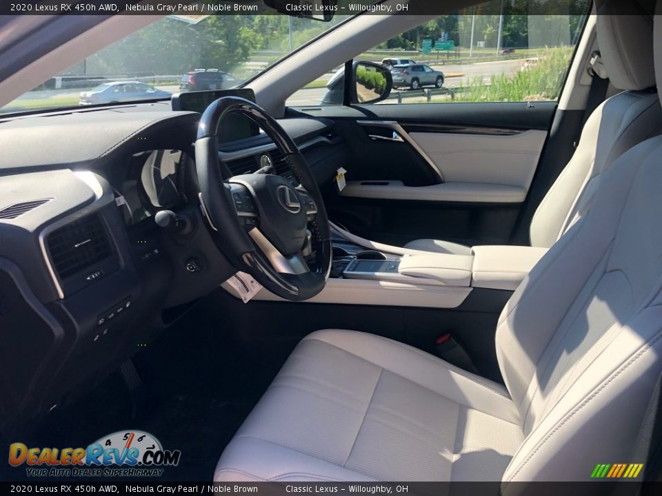 Noble Brown Interior - 2020 Lexus RX 450h AWD Photo #2