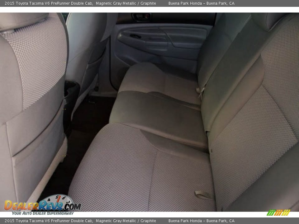 2015 Toyota Tacoma V6 PreRunner Double Cab Magnetic Gray Metallic / Graphite Photo #4