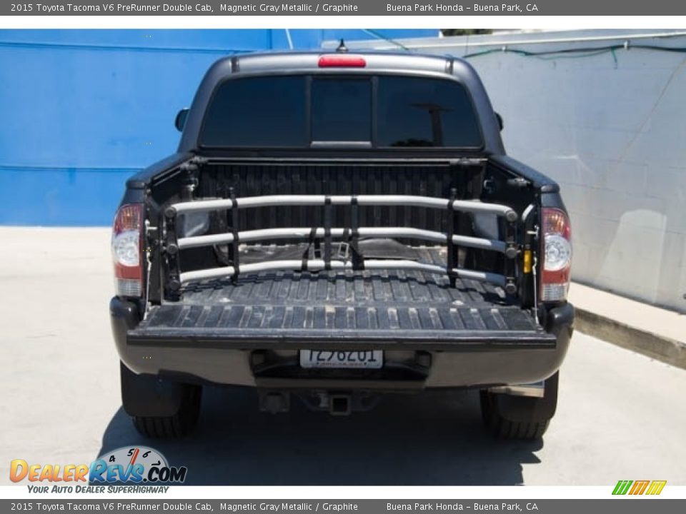 2015 Toyota Tacoma V6 PreRunner Double Cab Magnetic Gray Metallic / Graphite Photo #10