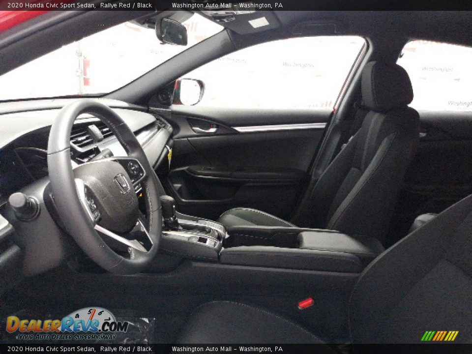 2020 Honda Civic Sport Sedan Rallye Red / Black Photo #29