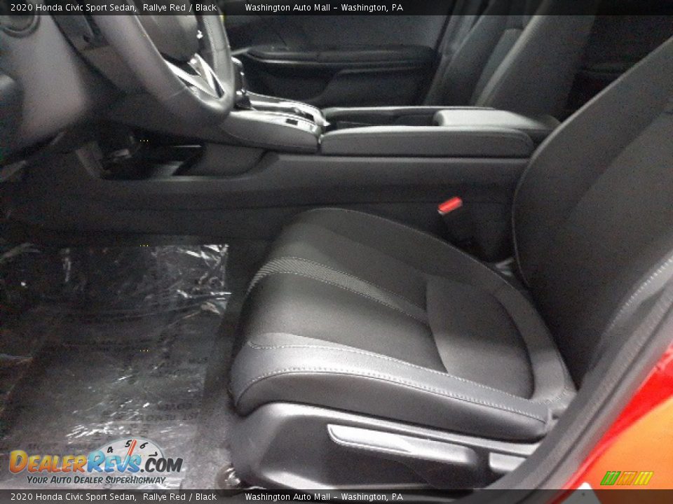 2020 Honda Civic Sport Sedan Rallye Red / Black Photo #31