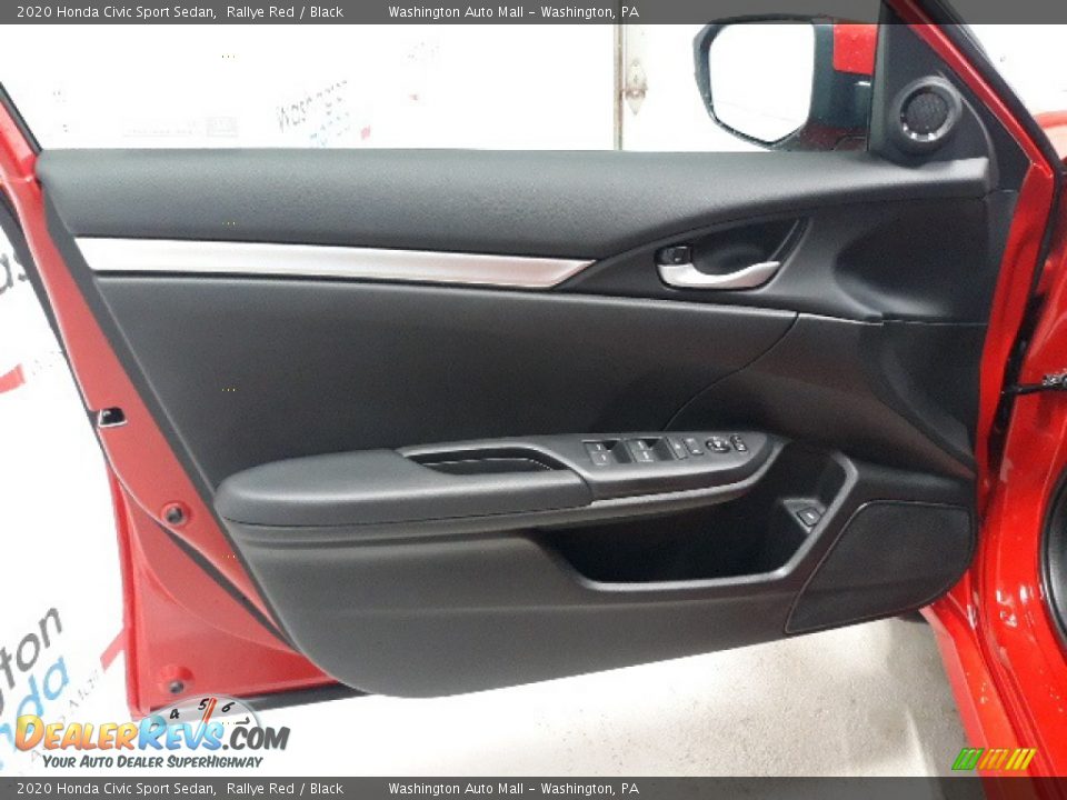 2020 Honda Civic Sport Sedan Rallye Red / Black Photo #32