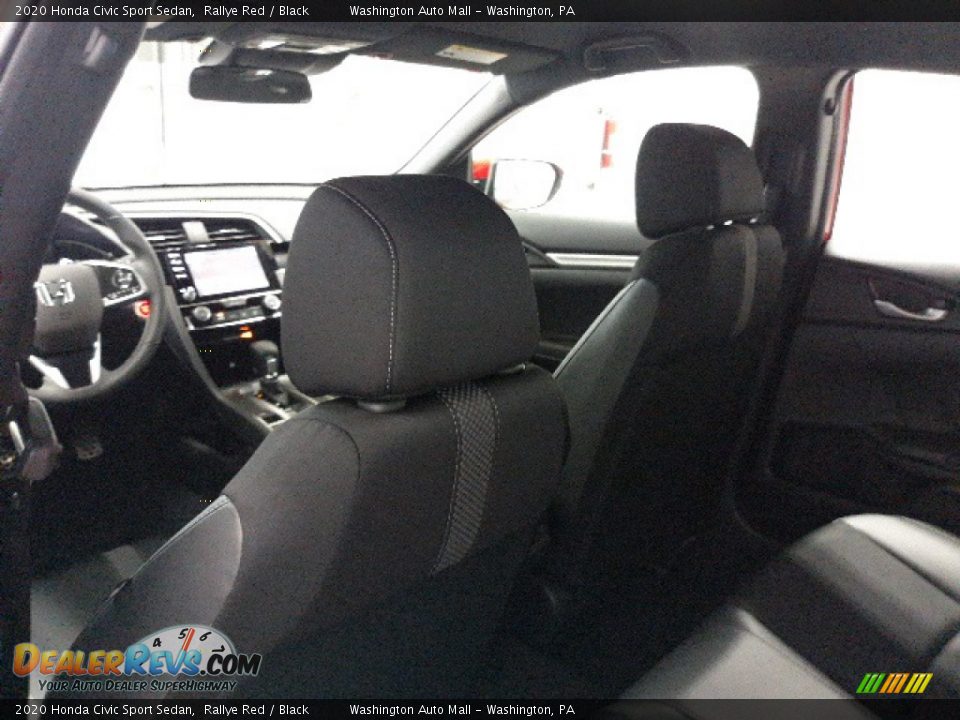 2020 Honda Civic Sport Sedan Rallye Red / Black Photo #33