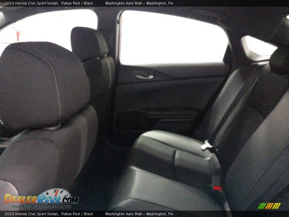 2020 Honda Civic Sport Sedan Rallye Red / Black Photo #34