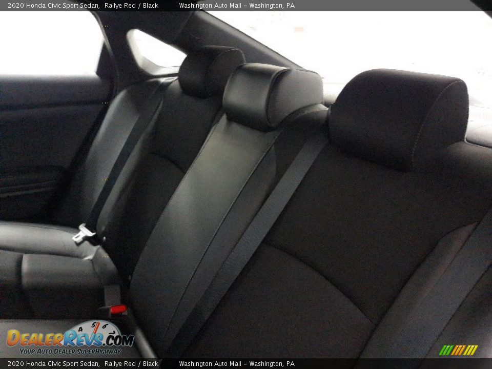 2020 Honda Civic Sport Sedan Rallye Red / Black Photo #35