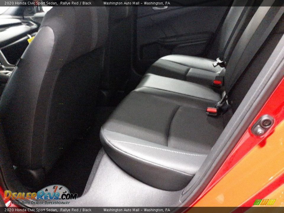 2020 Honda Civic Sport Sedan Rallye Red / Black Photo #36