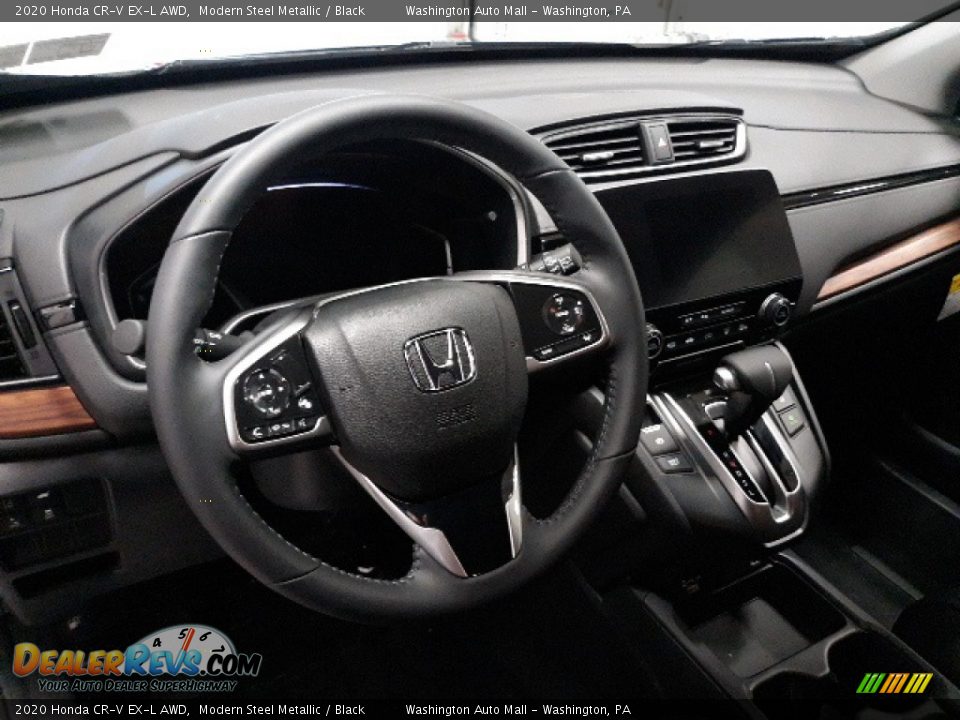 2020 Honda CR-V EX-L AWD Modern Steel Metallic / Black Photo #4