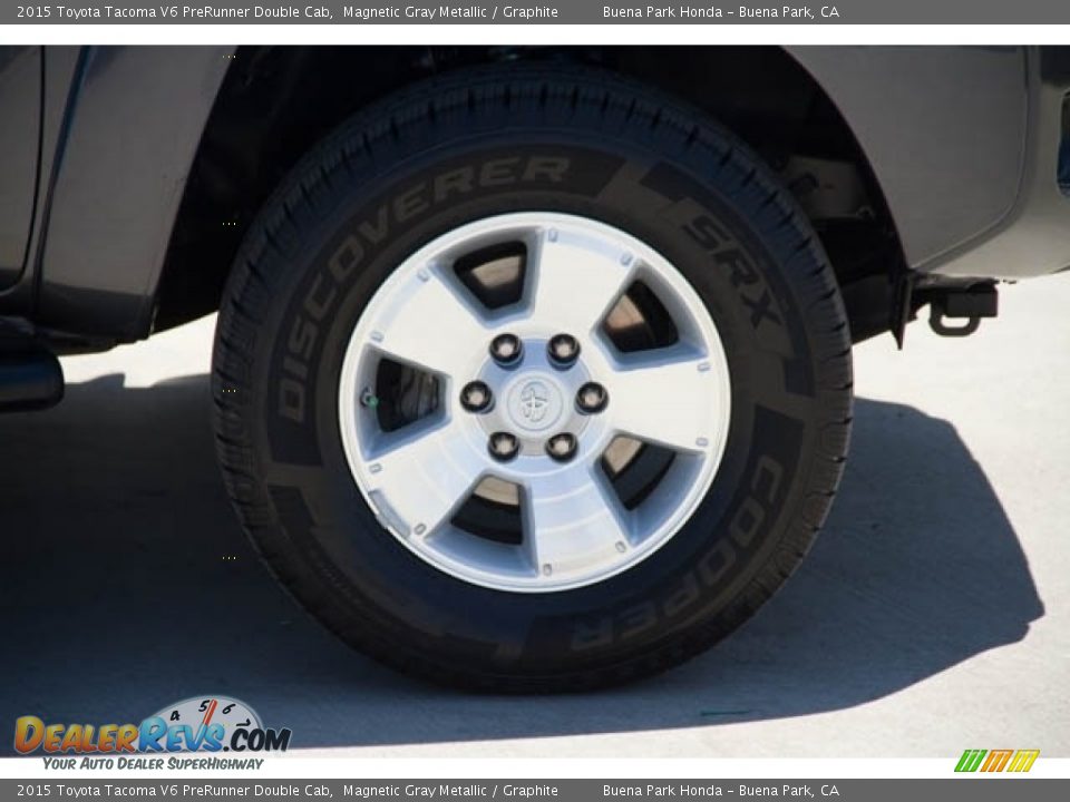 2015 Toyota Tacoma V6 PreRunner Double Cab Magnetic Gray Metallic / Graphite Photo #31