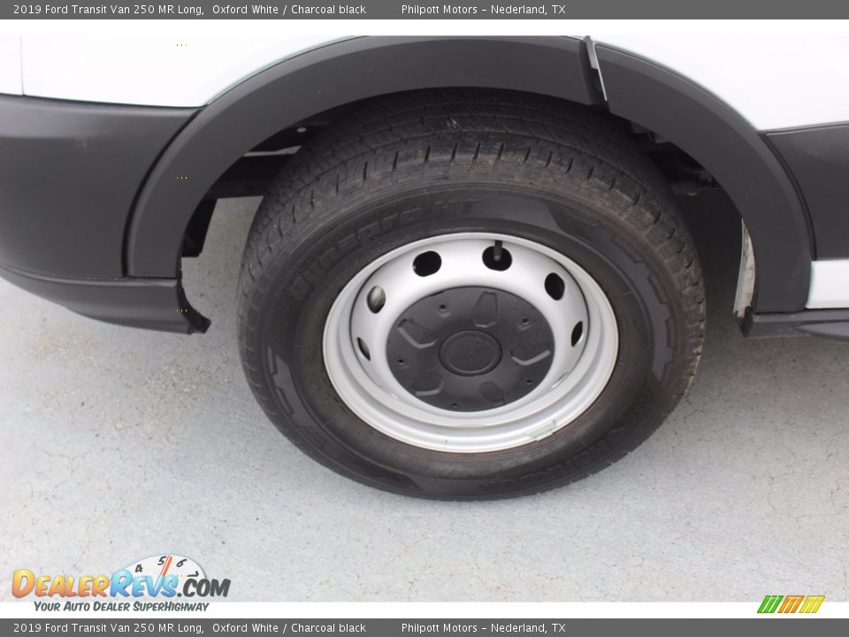 2019 Ford Transit Van 250 MR Long Oxford White / Charcoal black Photo #5