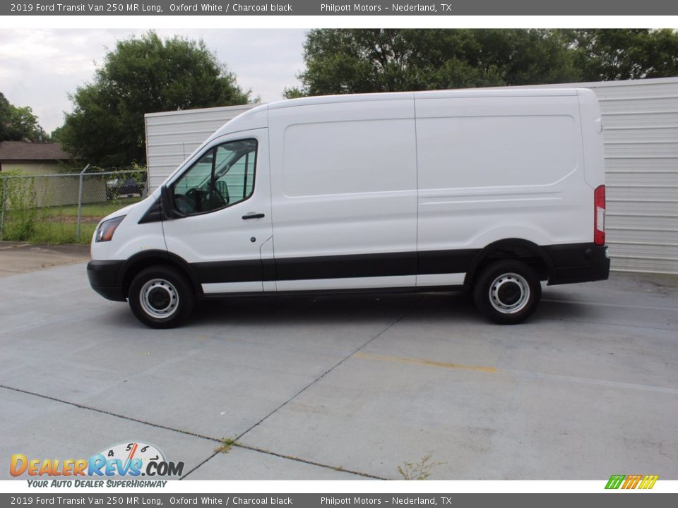 2019 Ford Transit Van 250 MR Long Oxford White / Charcoal black Photo #7