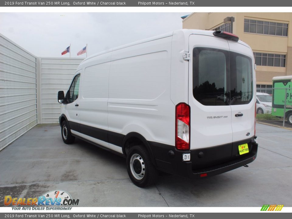 2019 Ford Transit Van 250 MR Long Oxford White / Charcoal black Photo #8