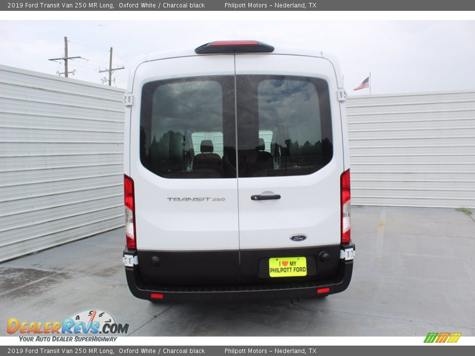 2019 Ford Transit Van 250 MR Long Oxford White / Charcoal black Photo #9