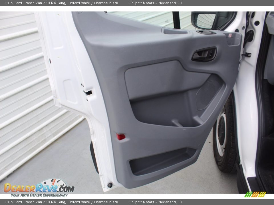 2019 Ford Transit Van 250 MR Long Oxford White / Charcoal black Photo #14
